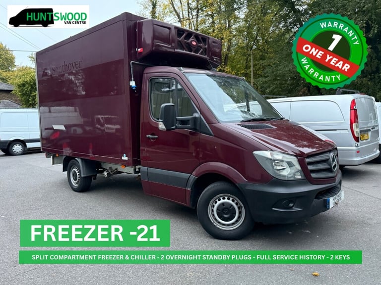 image for 2016 MERCEDES SPRINTER 2.1L DIESEL FRIDGE FREEZER BOX VAN ULEZ - 148K - NEW MOT