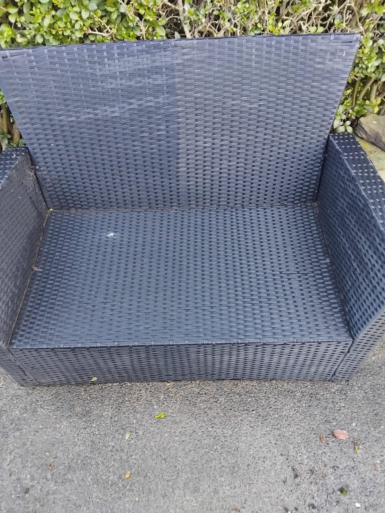 image for Rattan Garden Sofa 