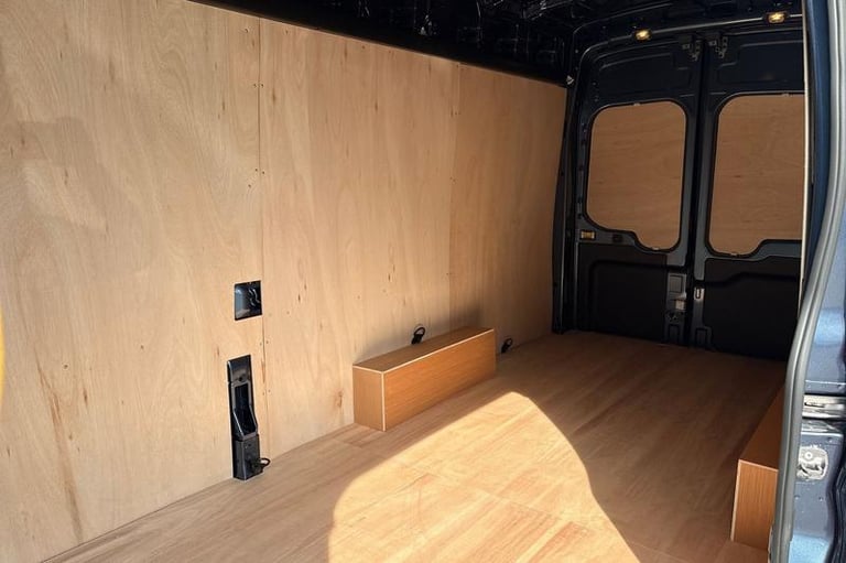2025 Ford Transit 350 Trend L4 H3 ELWB High Roof RWD 2.0 EcoBlue 165ps DAP, PLY LINED, BLUETO Pan...