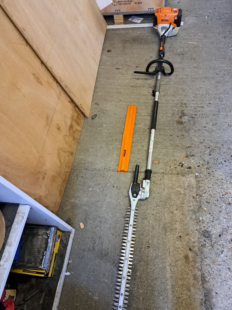 A stihl KM111R hedge cutter 