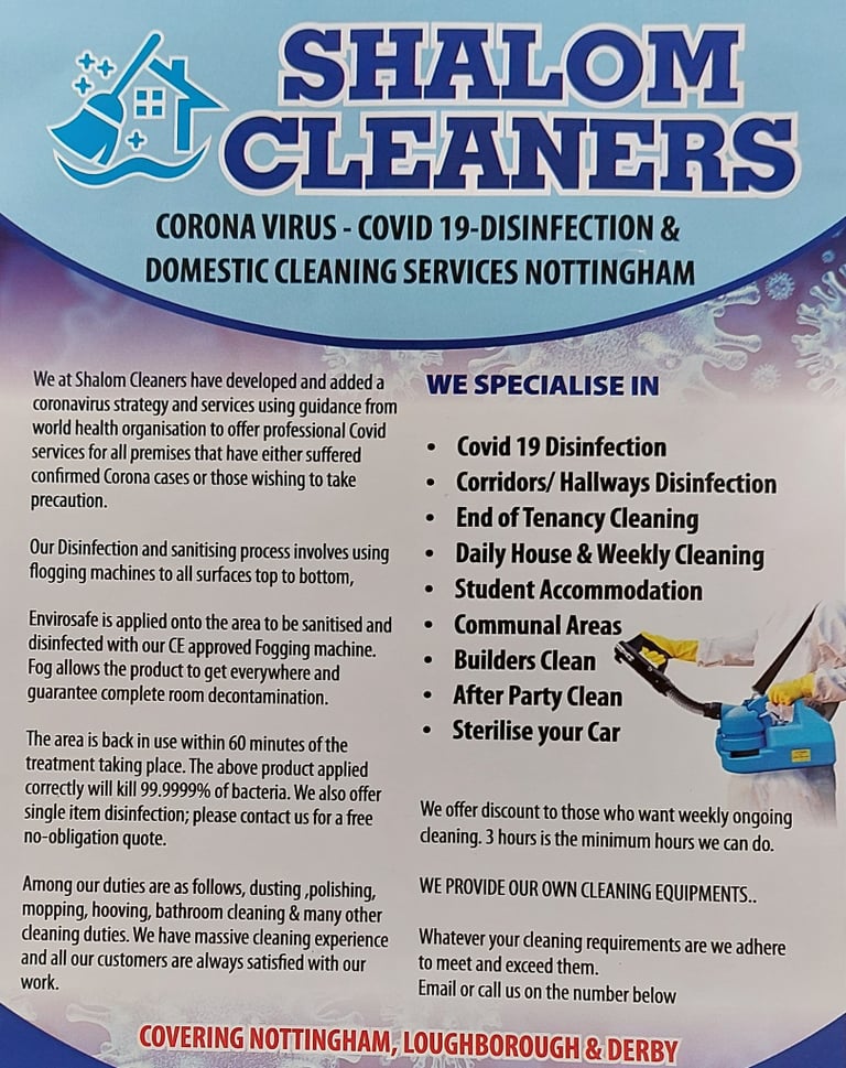 Cleaning Services Nottingham 
