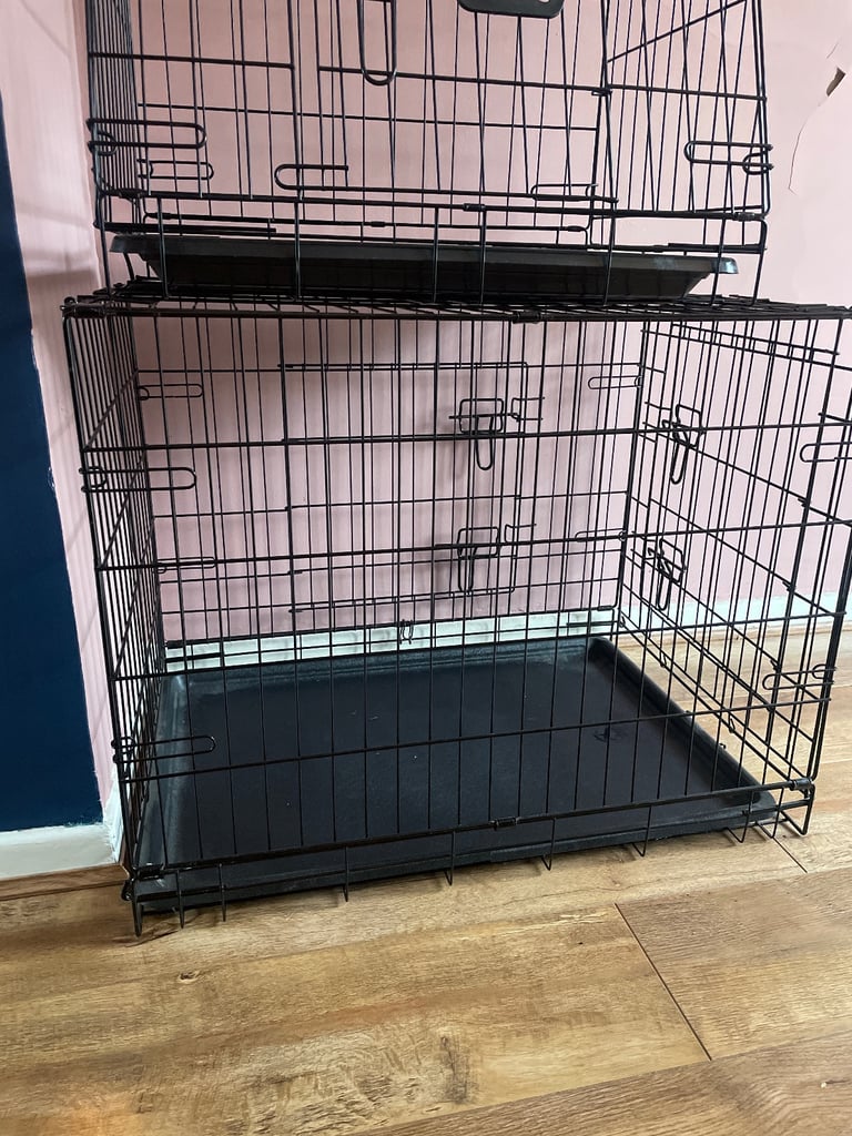 Large dog crate (2 doors) 