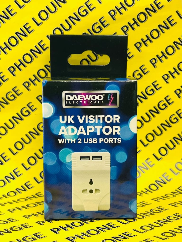 image for Daewoo UK Visitor Travel Plug with Usb x2