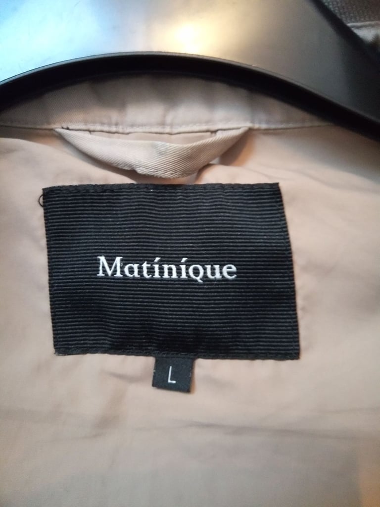 Matinique Jace, men's jacket, L/M size. Danish Designer wear. Cotton. Excellent. REDUCED