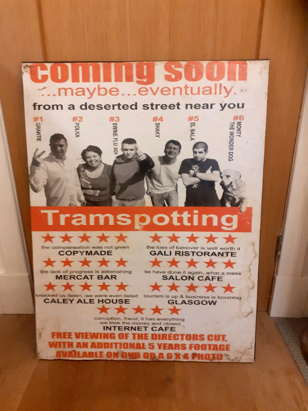 image for Leith tramspotting poster 