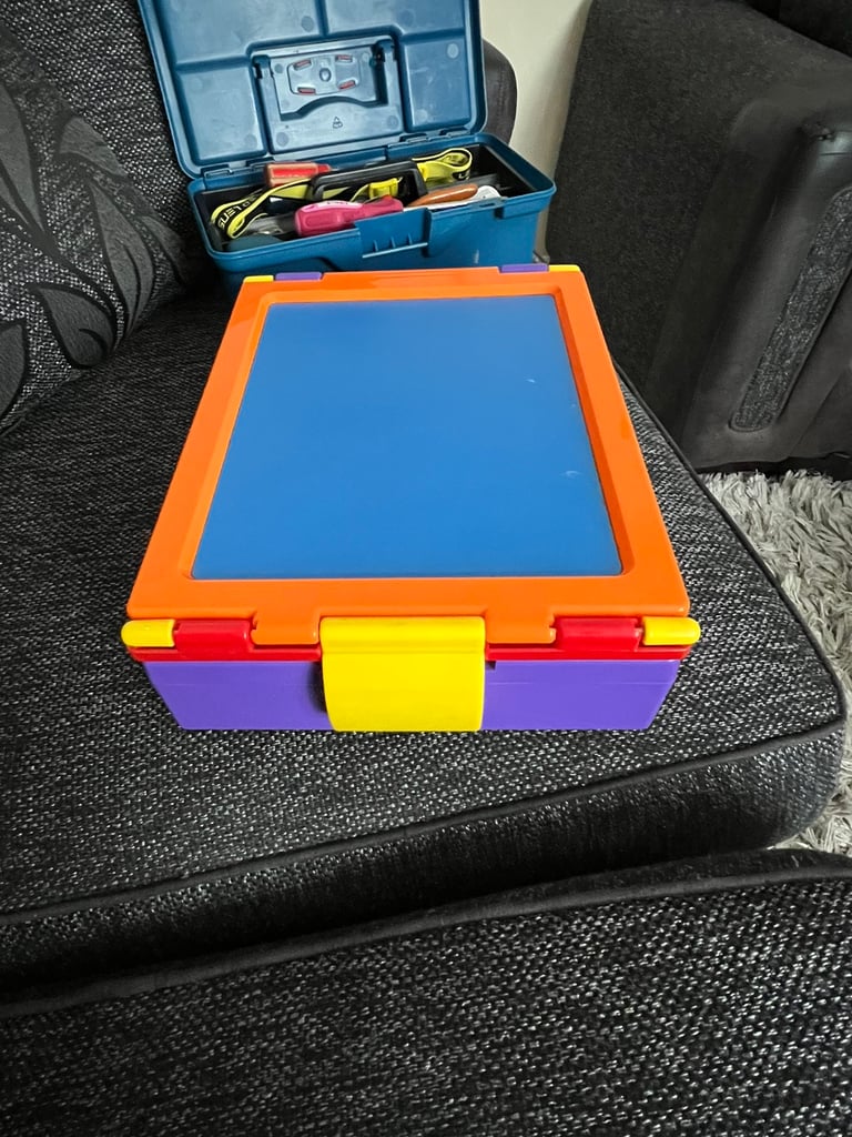 Chalk/pen &magnetic board with letters 