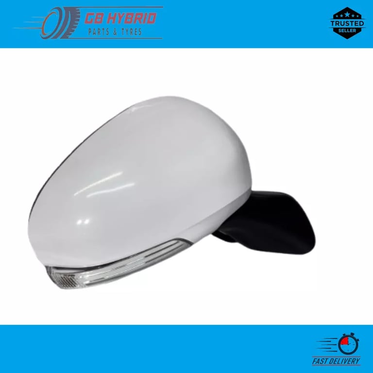 New Toyota Prius Plus 2011-2022 Driver Side Mirror White (Import Model)