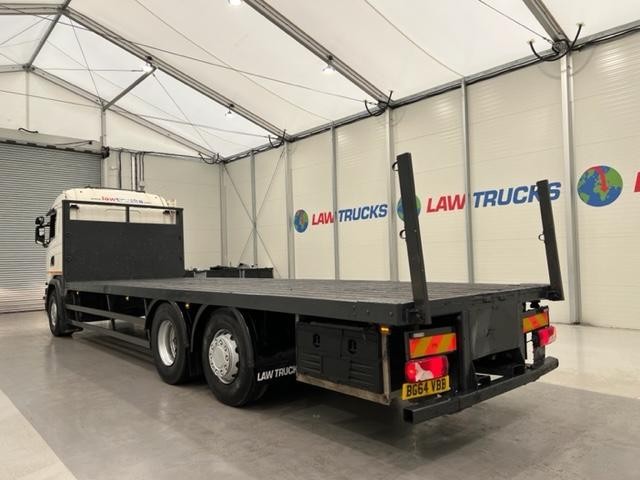 Scania G280 6x2 10 Tyre Rear Lift Sleeper Cab Flatbed Manual