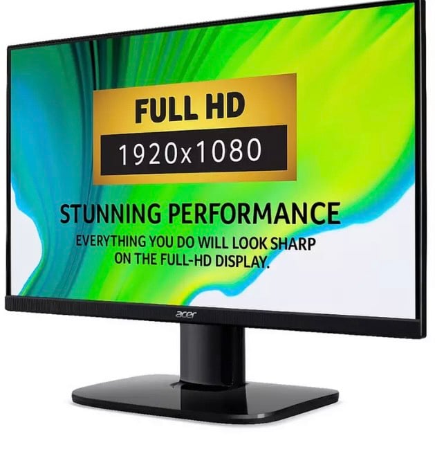 Monitor Virtually New Slim 27inch Acer HD Widescreen,HDMI ,VGA