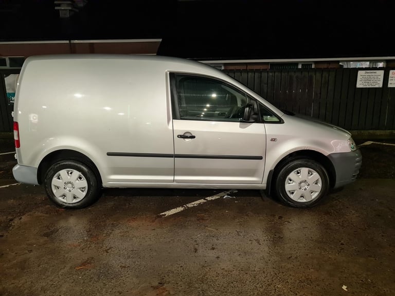 September 2007 Volkswagen Caddy C20 TDI 104 Bhp Metallic Silver Side Loading Door Electric Windows