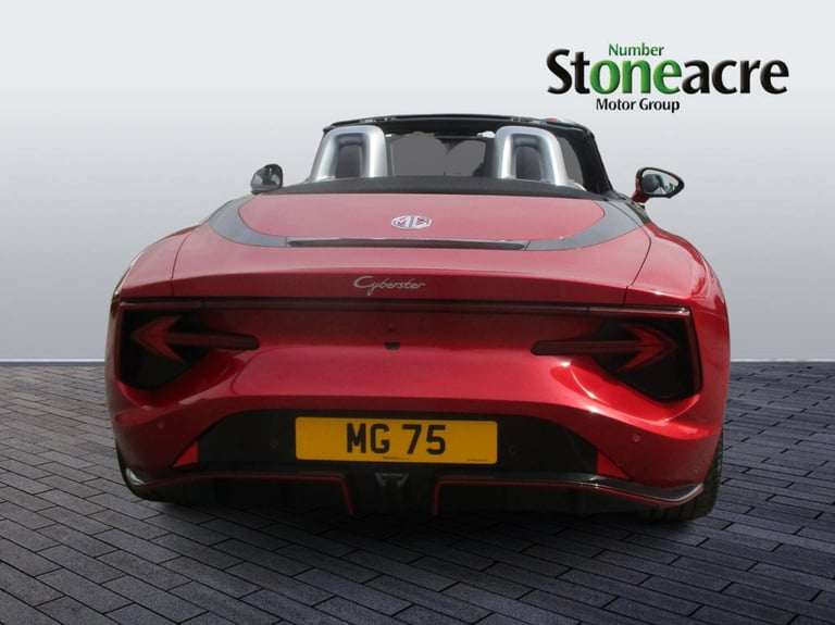 2025 MG Cyberster 250kW Trophy Single Motor 77 kWh 2dr Auto CONVERTIBLE ELECTRIC Automatic