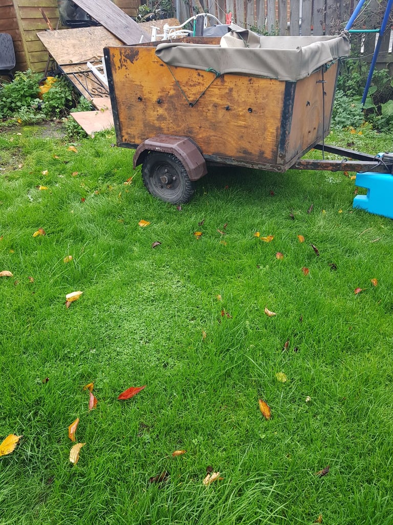 image for Box car trailer 4 feet by 3 feet ish light board