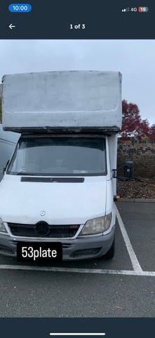 2004 Mercedes sprinter Luton with tail lift in Leyton, London