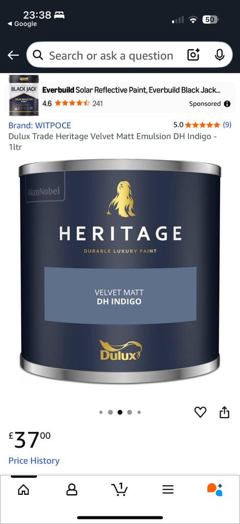 Valspar Premium custom colour MATT