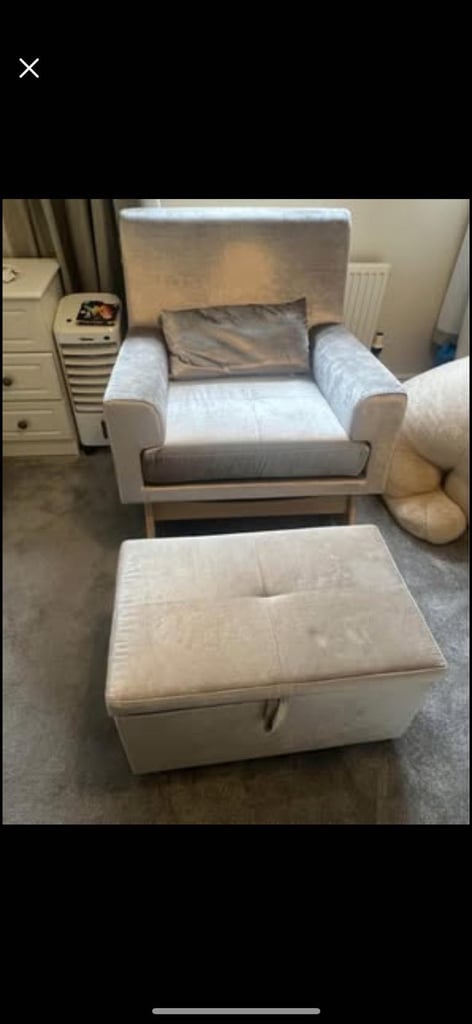 image for Gaia baby rocking chair & footstool