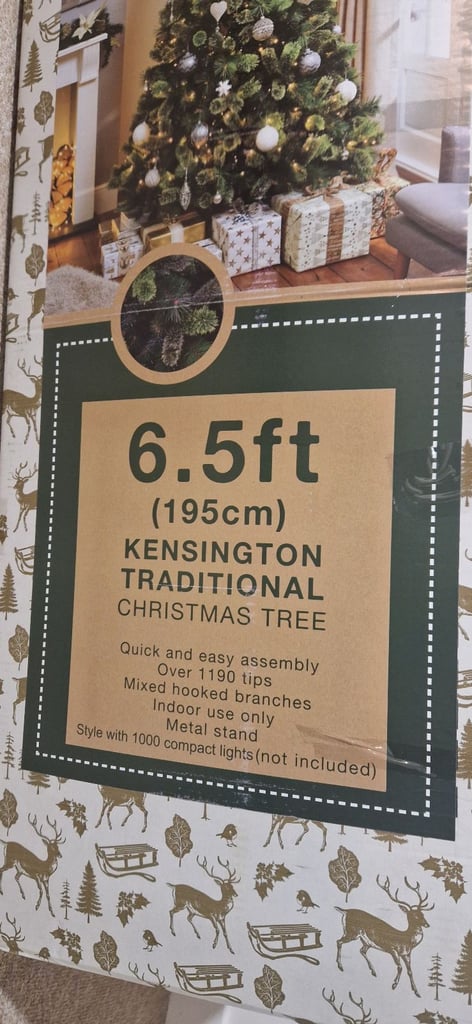 The Range 6.5ft Kensington Traditional Christmas Tree by Festive Forest.