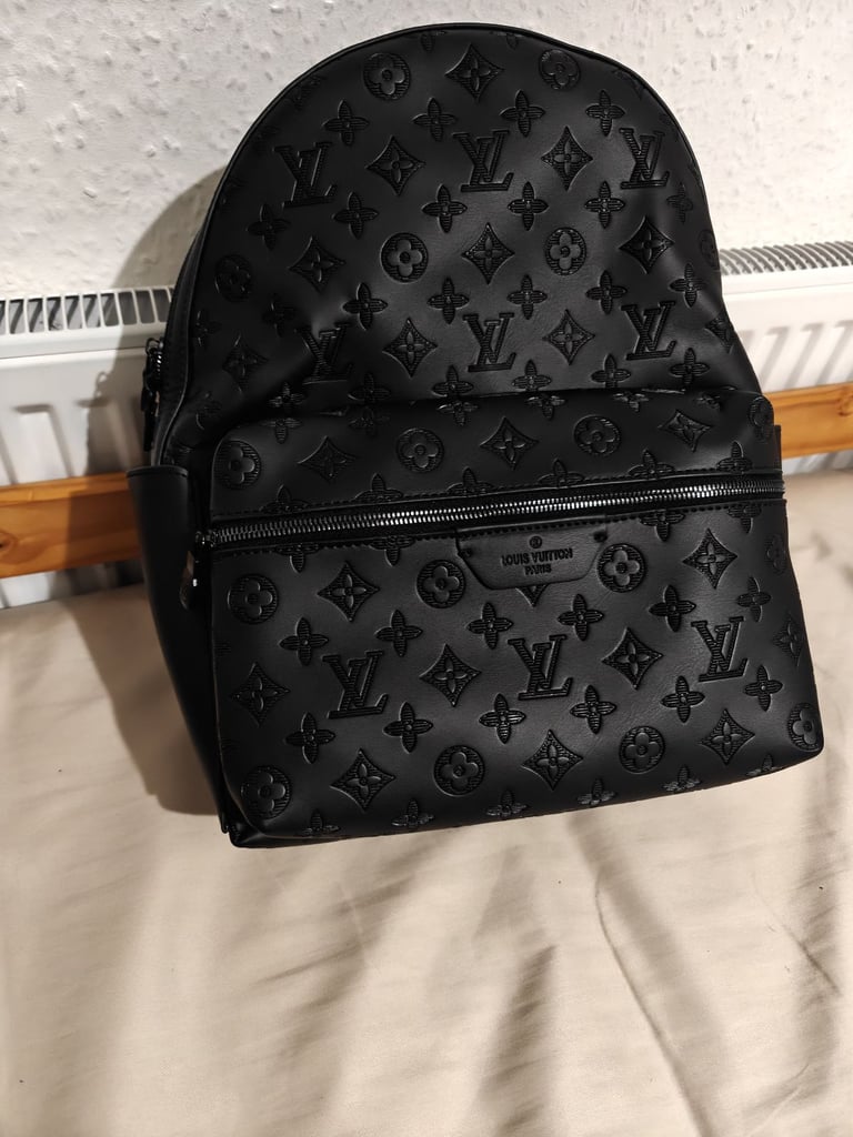 image for Louis vuitton all black LV print Back Pack