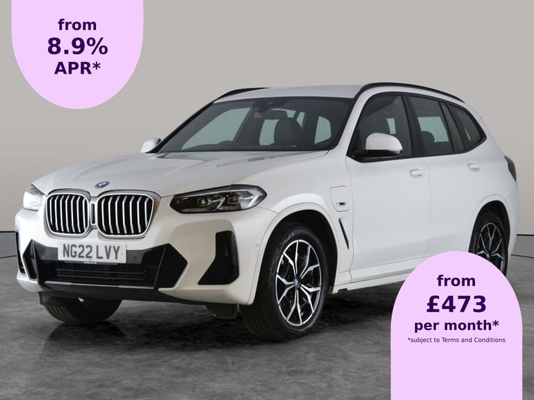 image for 2022 BMW X3 2.0 30e 12kWh M Sport SUV 5dr Petrol Plug-in Hybrid Auto xDrive Euro 6 (s/s Suv PETRO...