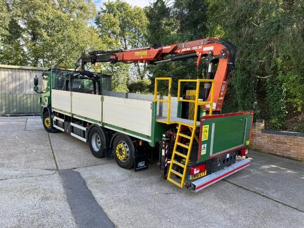Daf CF330 Rear Mounted Remote Block Grab Crane 6x2 Rear Steer Lift Axle 