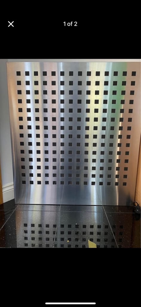 image for Stainless Steel bespoke radiator cover 