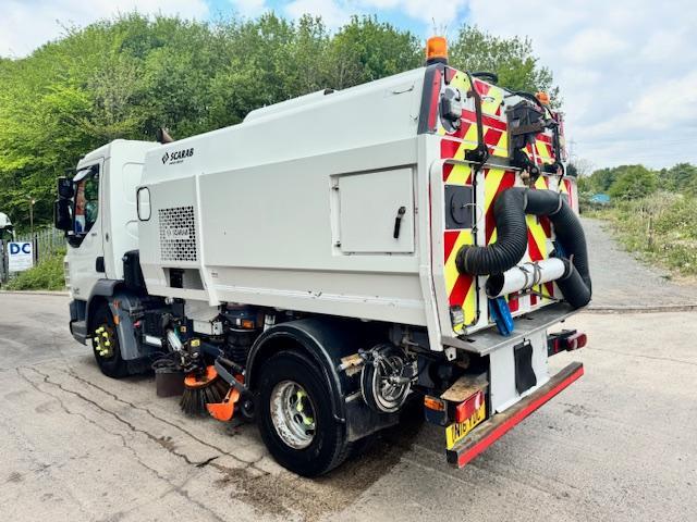 2016 16 DAF LF 180 E6 12T Scarab Merlin dual sweep road sweeper ex council
