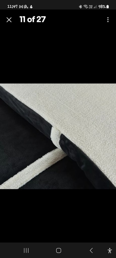 Black/White soft Double Duvet Set