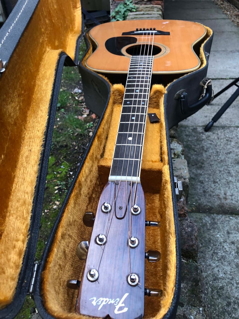Fender F-85 vintage acoustic guitar (made in Japan, 70s)