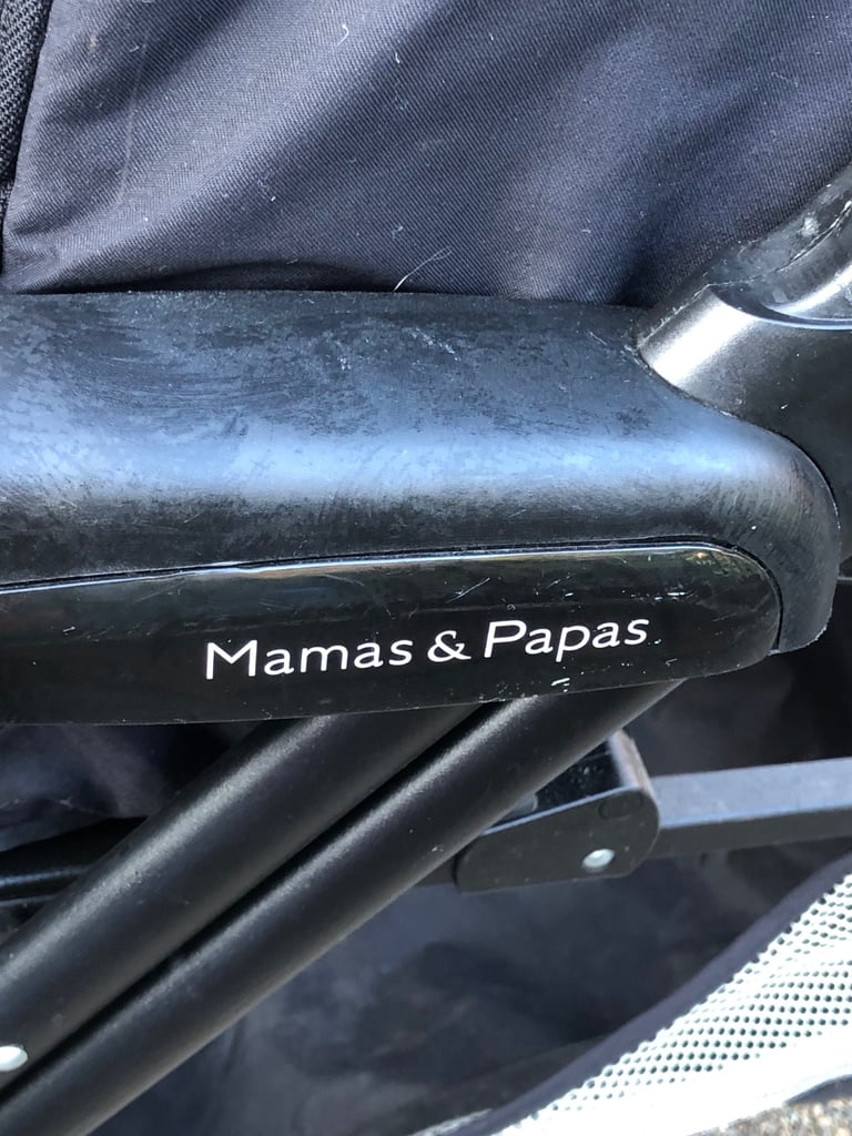 MAMAS and PAPAS PRAMETTE BLACK PUSHCHAIR 