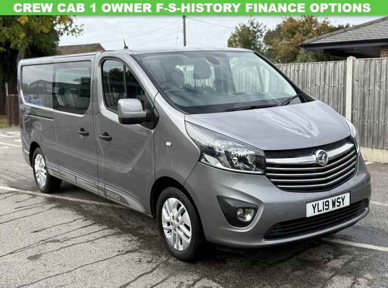 2019 Vauxhall Vivaro 1.6 CDTi 2900 BiTurbo ecoTEC Limited Edition Nav Crew Van Double Cab 5dr Di ...