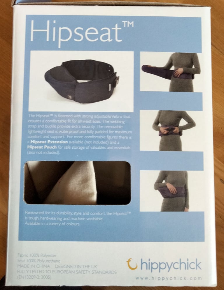 hippychick Hipseat back supporting belt.