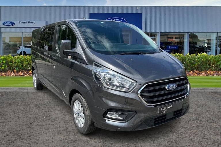 2023 Ford Transit Custom 320 Limited AUTO L2 LWB Double Cab In Van FWD 2.0 EcoBlue 170ps Low Roof...