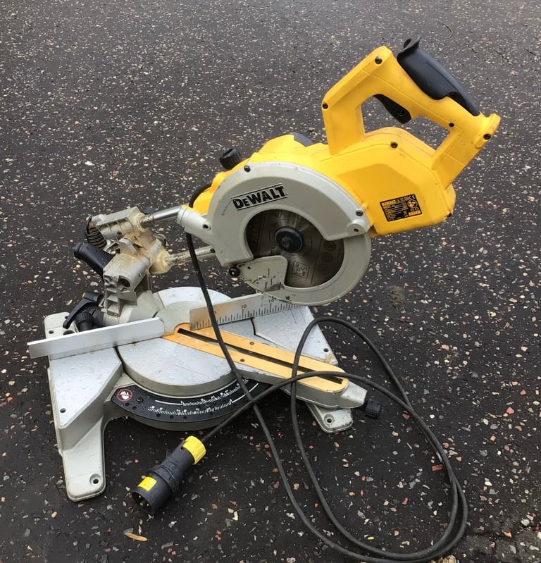 image for  Dewalt electric sliding chop saw 1600W/110V number DW777-LX type 2