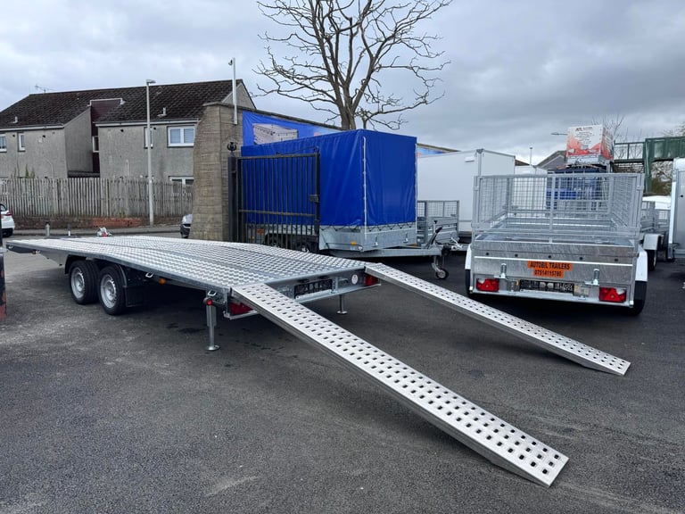 Brand new 5m x 2,1m twin axle jupiter car transporter trailer 3000KG