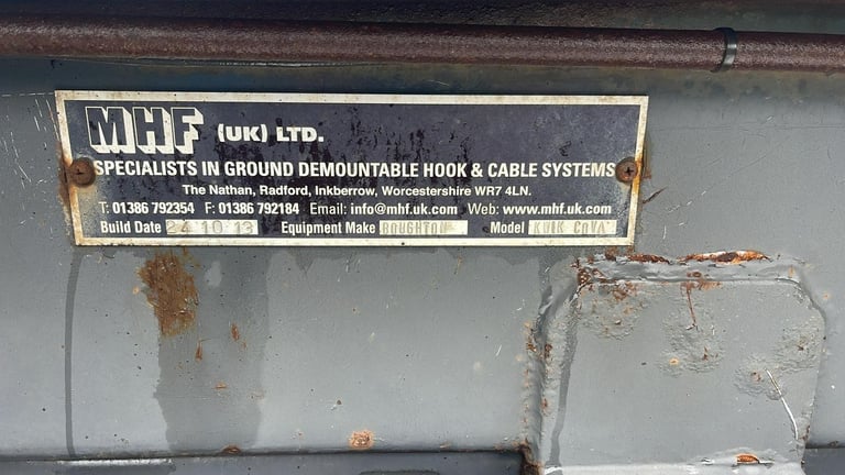  2010 (60) LEYLAND DAF CF 75.310 SKIP LOADER. 6X4. 26 TON GVW. BOUGHTON GEAR