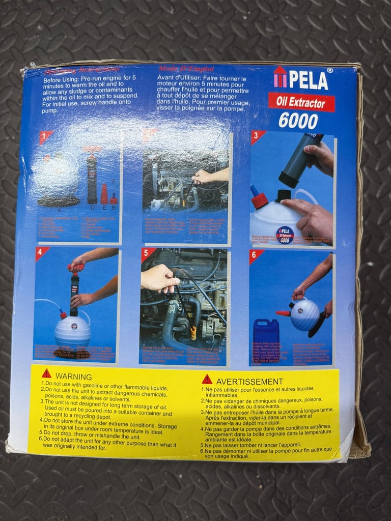 Pela 6000 Oil Extractor 