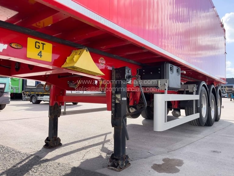 KASSBOHRER 71 CU YD ALLOY TIPPER TRAILER 