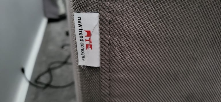 Luxury Designer Grey Textured Velvet 3 seater sofa, Made in Italy, (2 AVAILABLE) New Trend Concepts