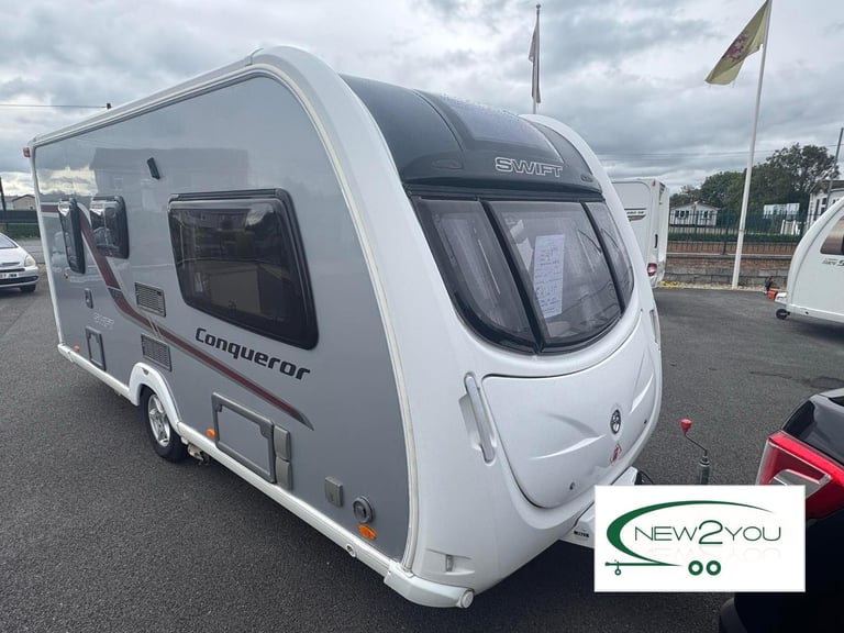 2013 Swift Conqueror 480 2 Berth Caravan - STOCK NO S083