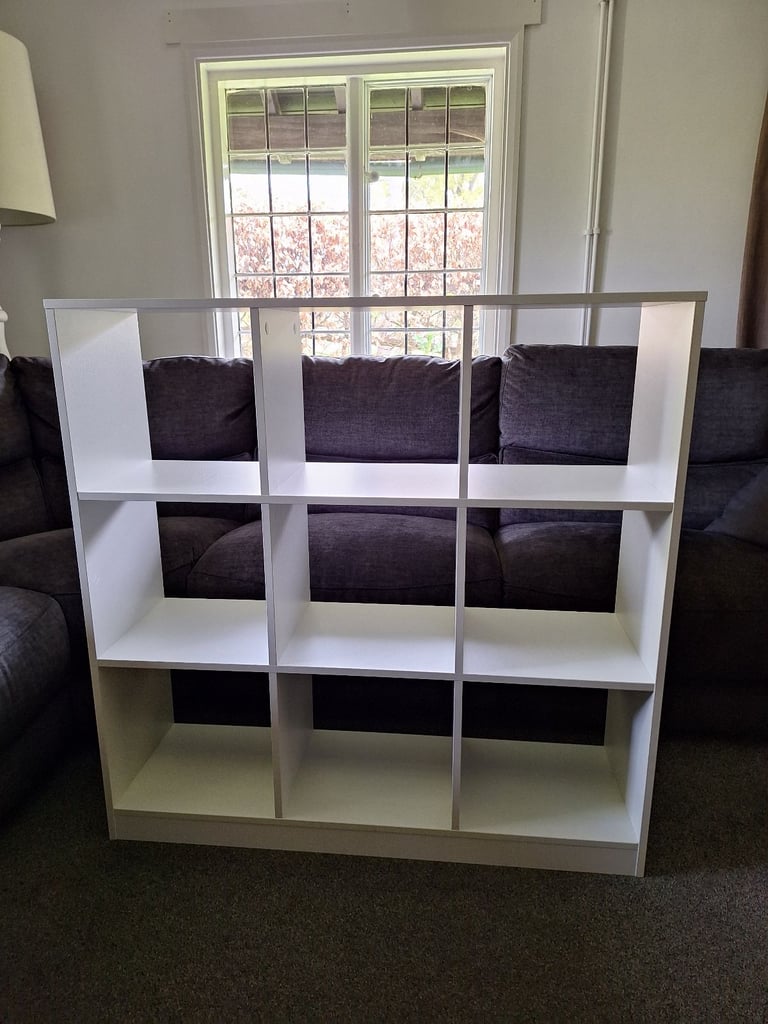 9 Cube Toy Storage Organiser WHITE