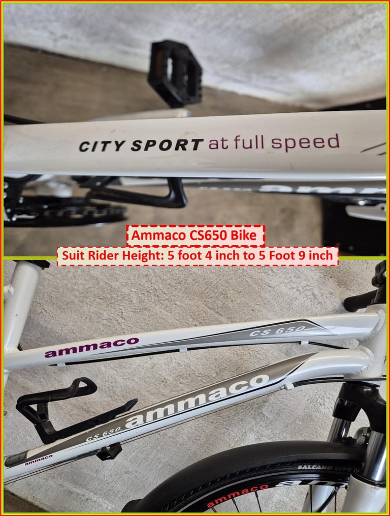 Ammaco CS650 Bike - 21 Speed – 700c wheels.
