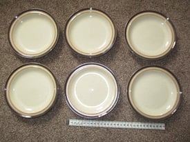 6 Vintage Denby Side Plates, Excellent Condition, £10 The Lot ~ Buyer To Collect Only