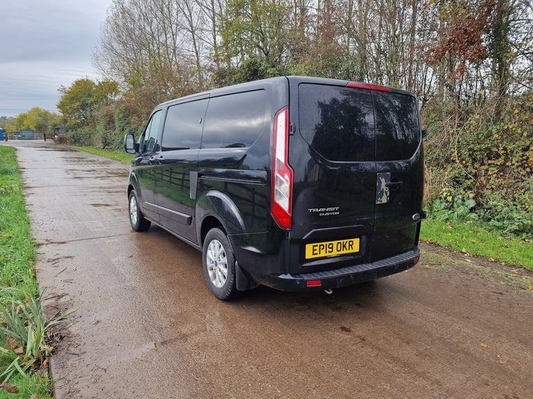 2019 Ford Transit Custom  Drives Perfect  8mMOT  Black  LTD Top Spec  Clean