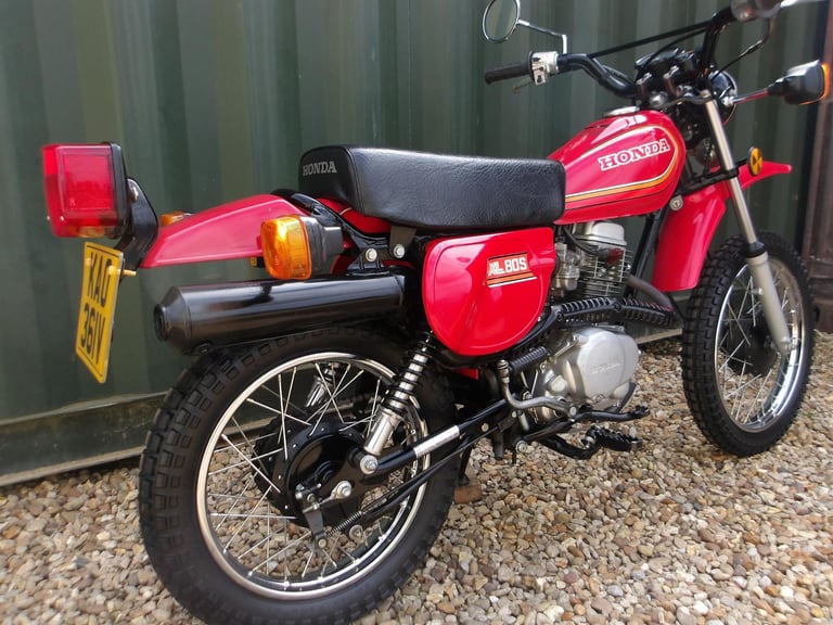 Honda XL80 S XL 80S 1980, Very Original & Extremely Rare, UK Registered 