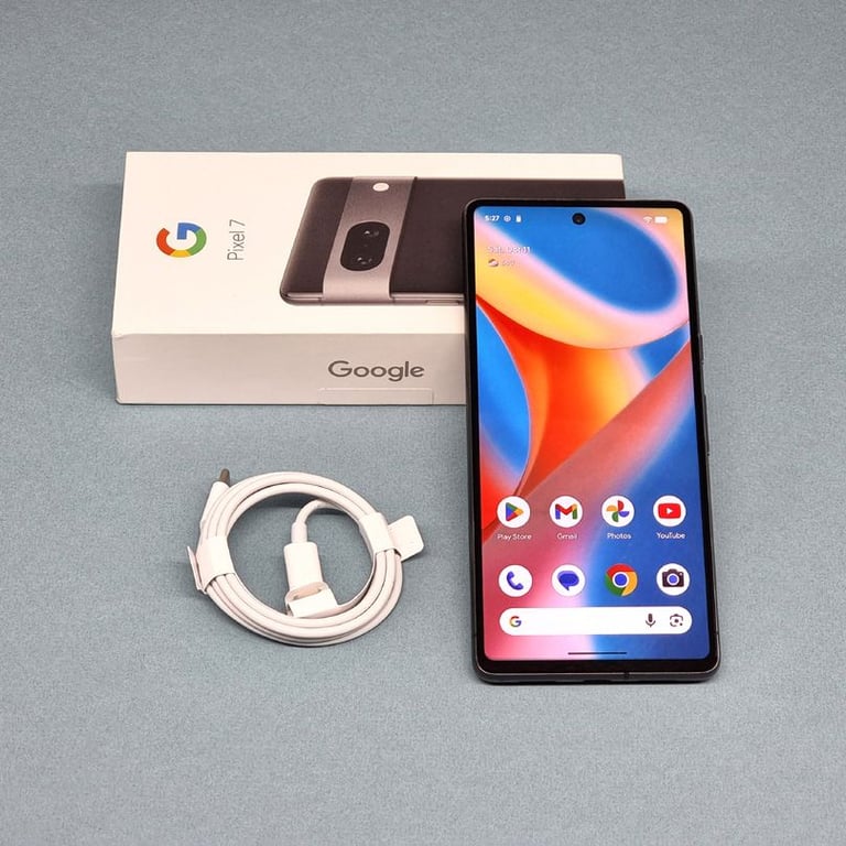 * Google Pixel 7 Obsidian 128GB Mobile Phone - UNLOCKED *