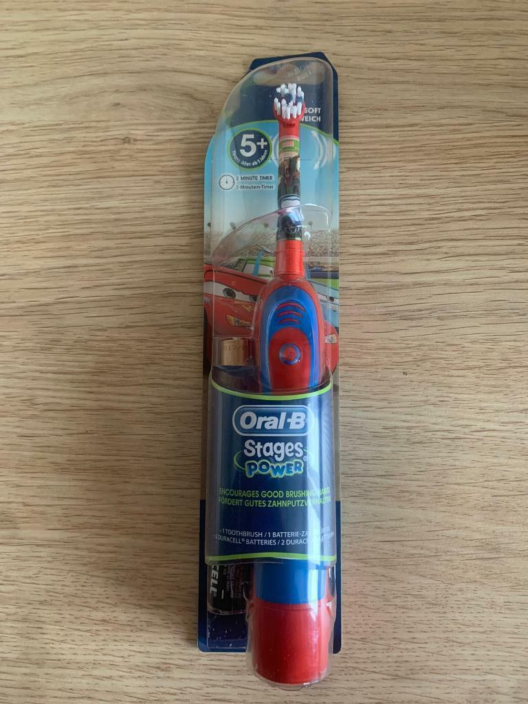Oral b power stages battery powered toothbrush (5+) 