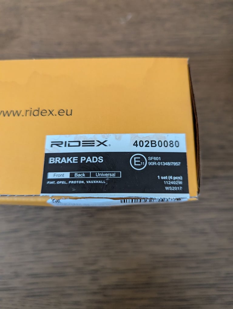 Ridex Front Brake Pads 