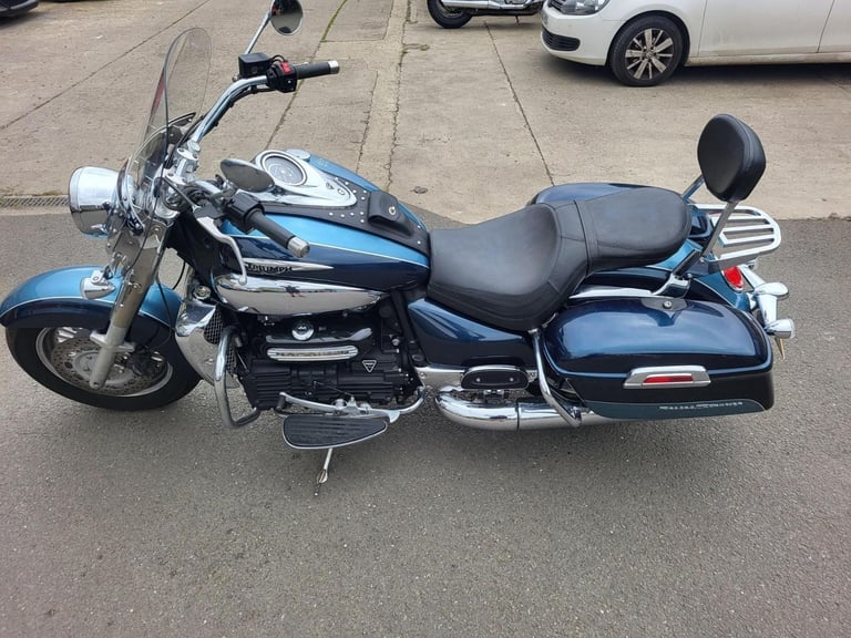 2007 57 TRIUMPH ROCKET 111 3 TOURING 23 BLUE CLASSIC CRUISER TOURER CLEAN