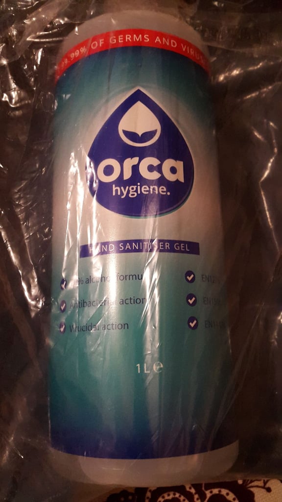 image for Quality Orca Hygiene Hand Sanitiser Gel - 1 Litre- Only £5.00 !!! RRP 10.00