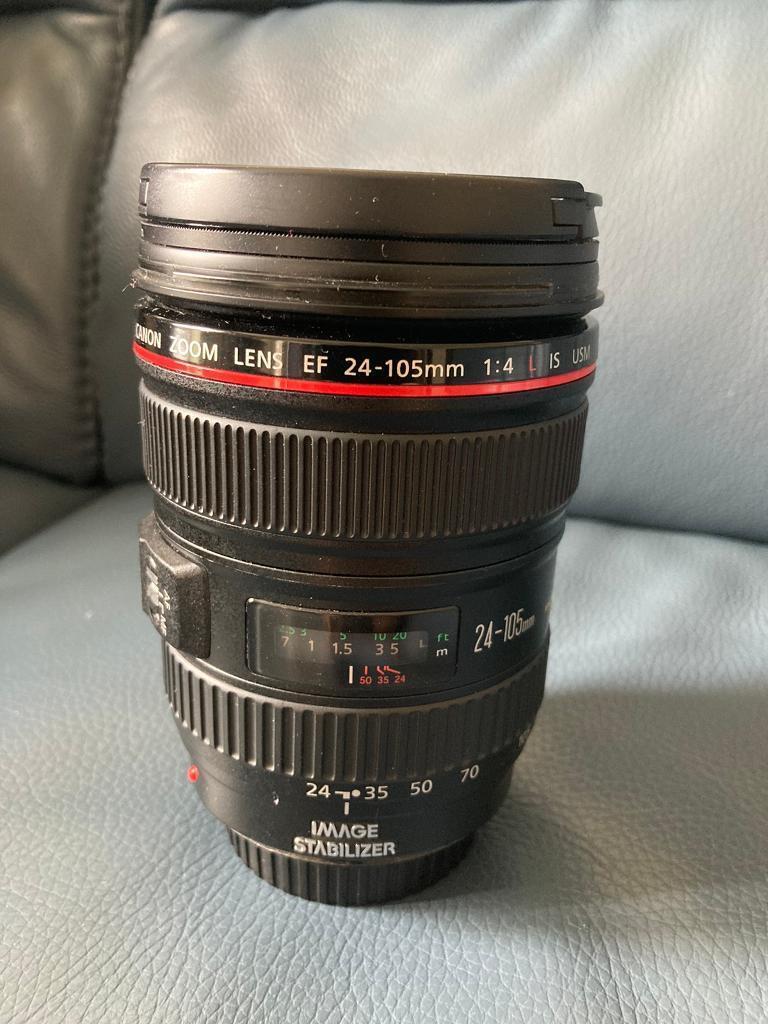 image for Canon EF 24-105mm F4 Lens IS inc lens hood
