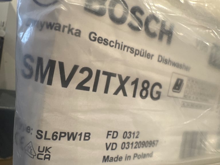 image for Bosch Dishwasher 